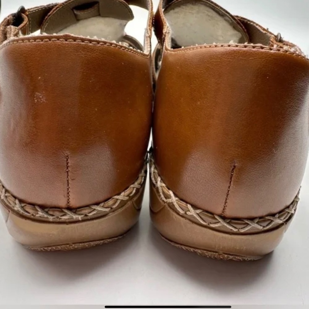 Women’s Rieker Brown Leather Shoes Sandals Size 9.5M - Picture 4 of 4